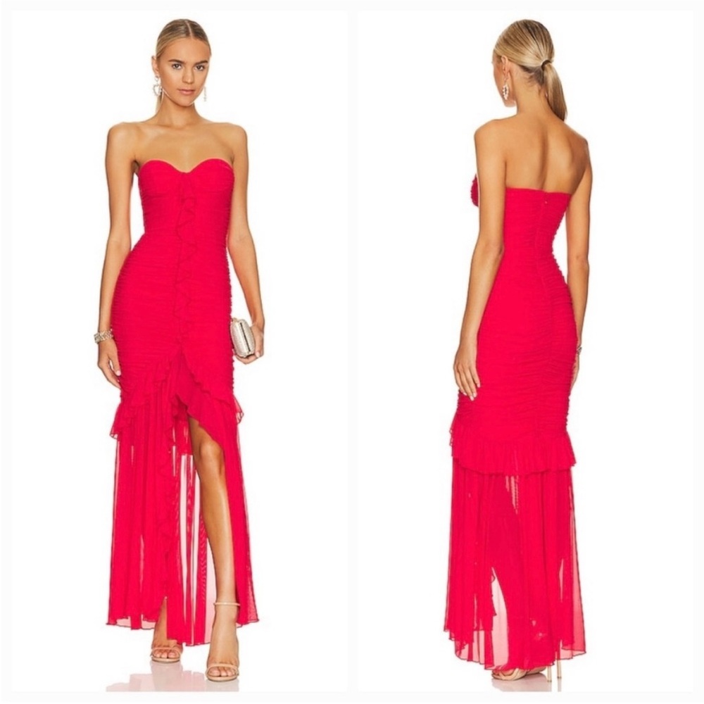 MAJORELLE Giules Gown Cherry Red